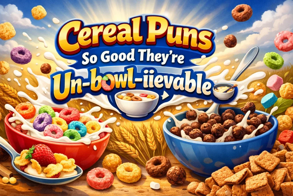 165+Cereal Puns So Good They’re Un-bowl-ievable 🥣