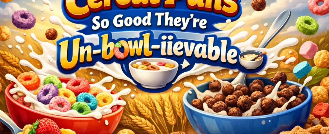 165+Cereal Puns So Good They’re Un-bowl-ievable 🥣