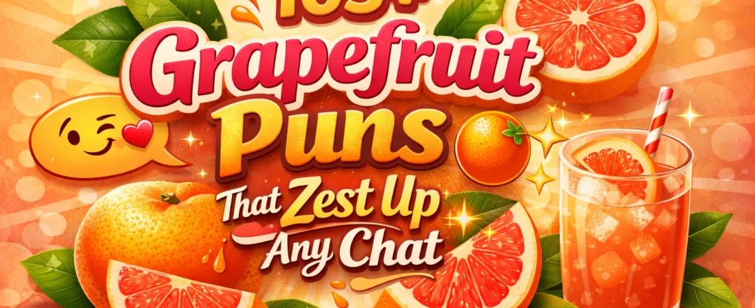 165+Grapefruit Puns That Zest Up Any Chat 🍊✨