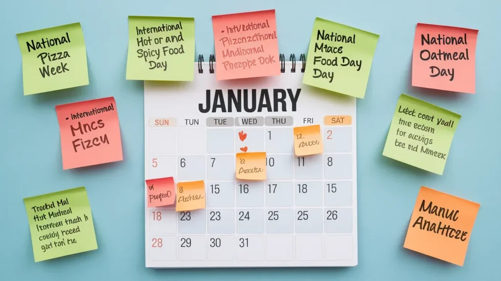 Baked Goods in January Food Holidays