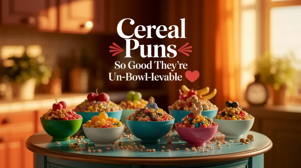 Corny Cereal Puns That Are Actually Genius