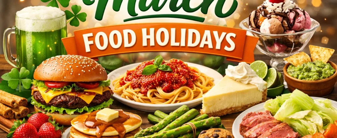 145+March Food Holidays 2026: Tasty Dates to Savor