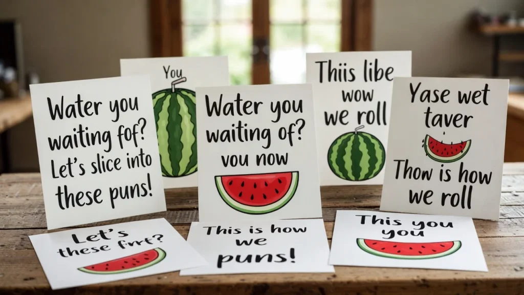 School and Study Watermelon Puns 