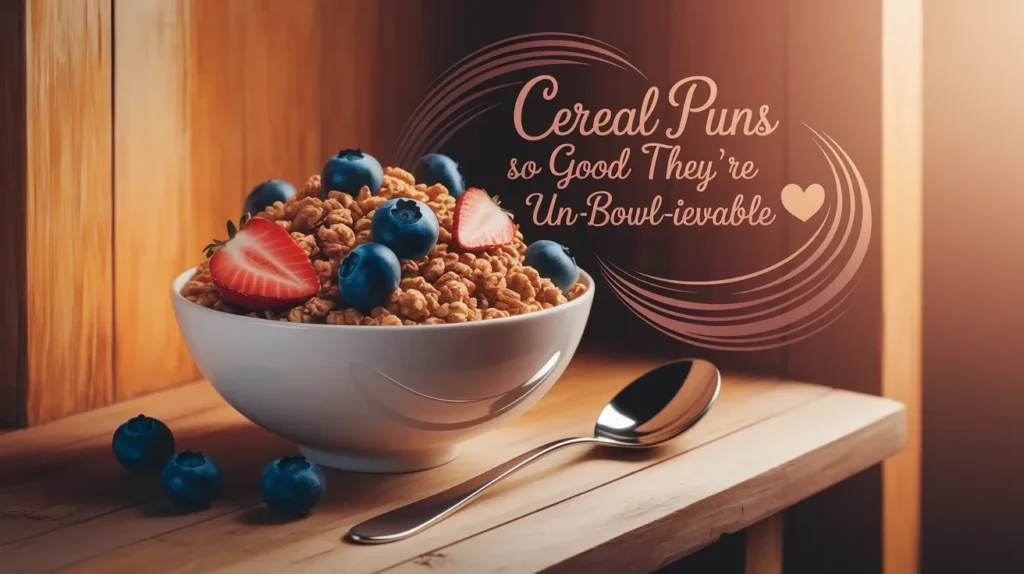Silly Cereal Puns for Kids and Families