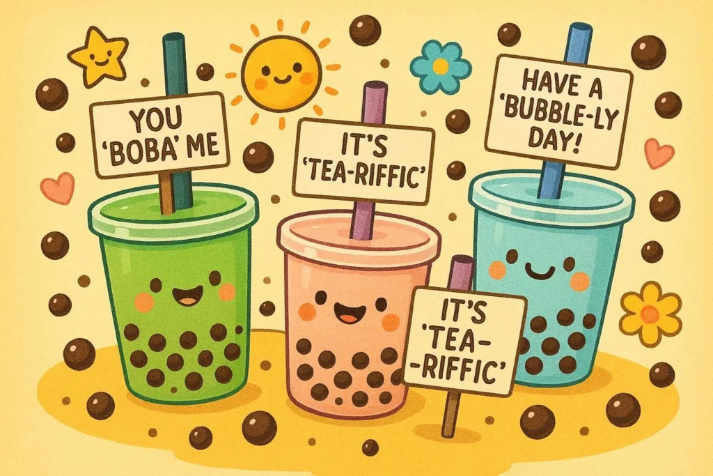 Funny Boba Puns π§π