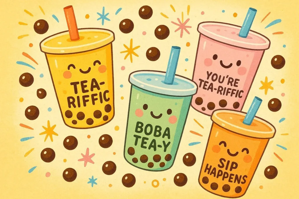 Funny Boba Puns π§π