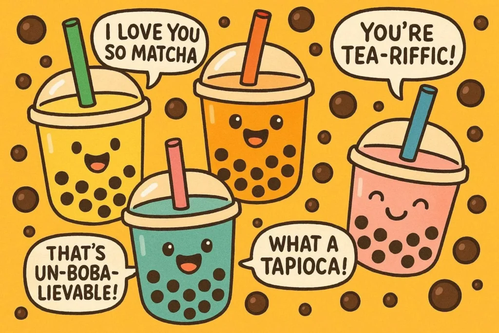 Funny Boba Puns π§π