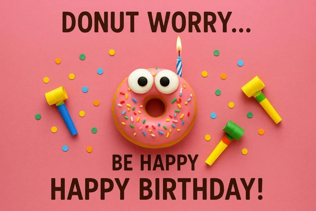 Doughnut Birthday Puns