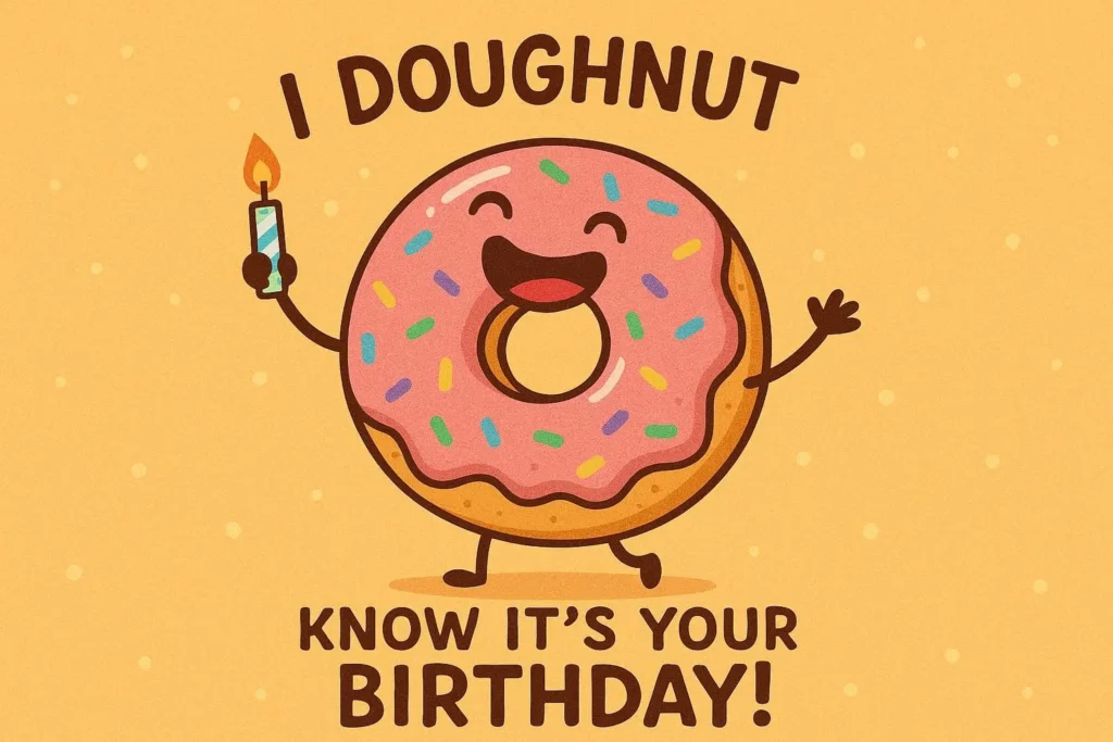Doughnut Birthday Puns