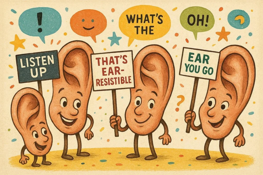 funny ear puns