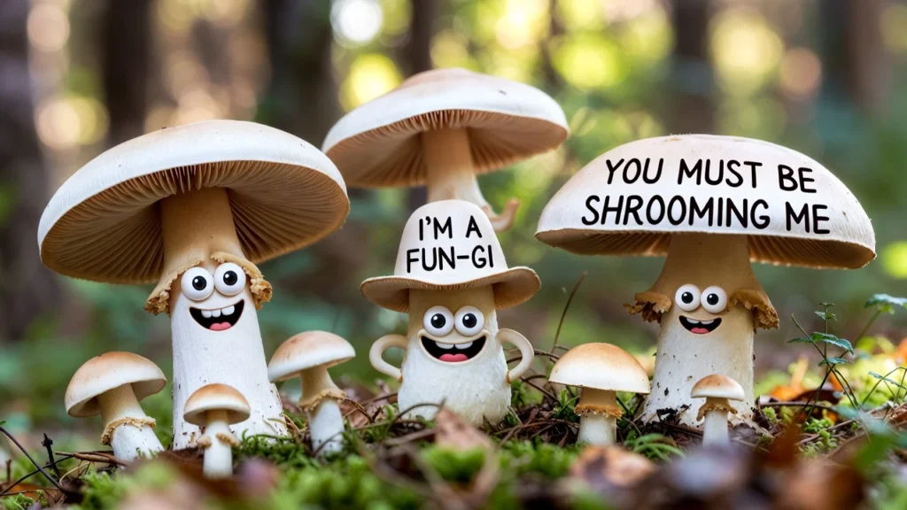 Wild Mushroom Puns