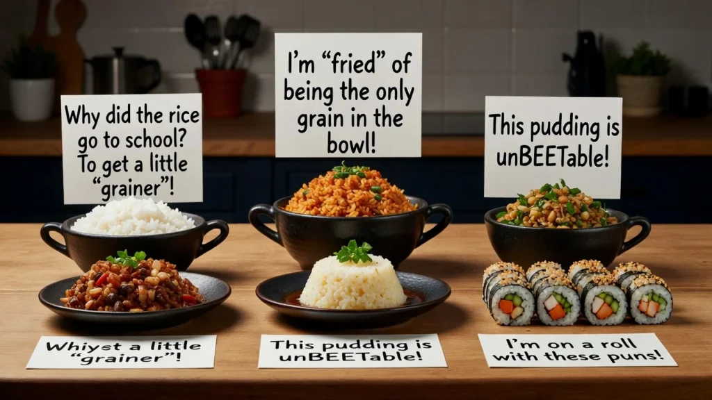funny rice puns