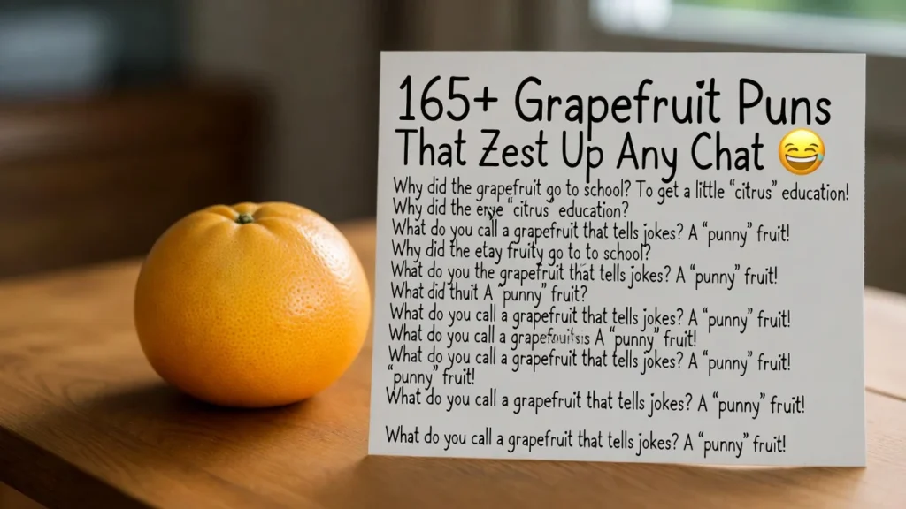 grapefruit puns