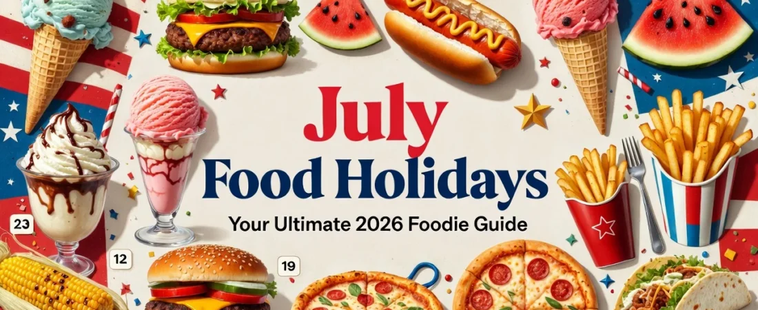 🍔 July Food Holidays – Your Ultimate 2026 Foodie Guide