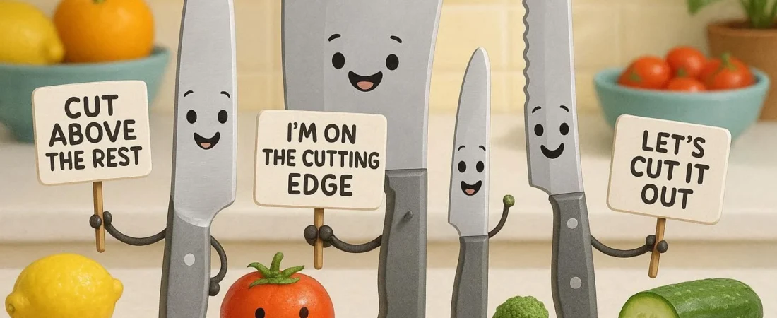 Sharpest Knife Puns That Cut Through Boredom
