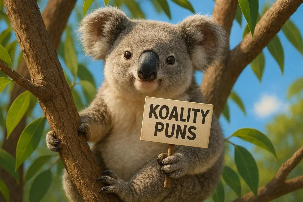 funny koala puns