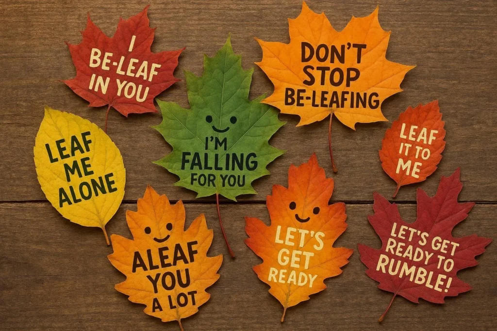 Leaf Puns