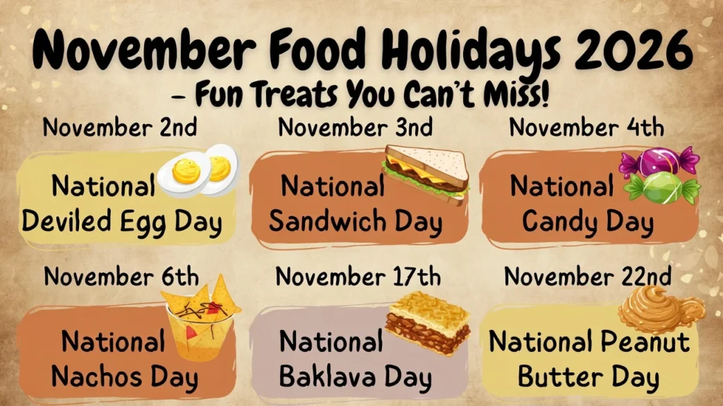 November Food Holidays