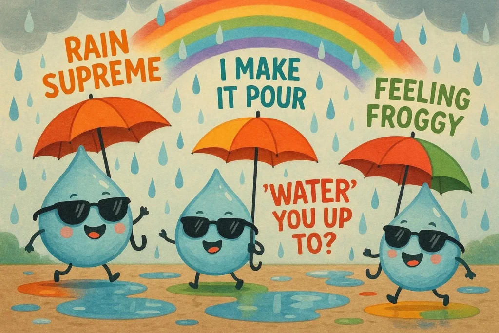 Rain Puns