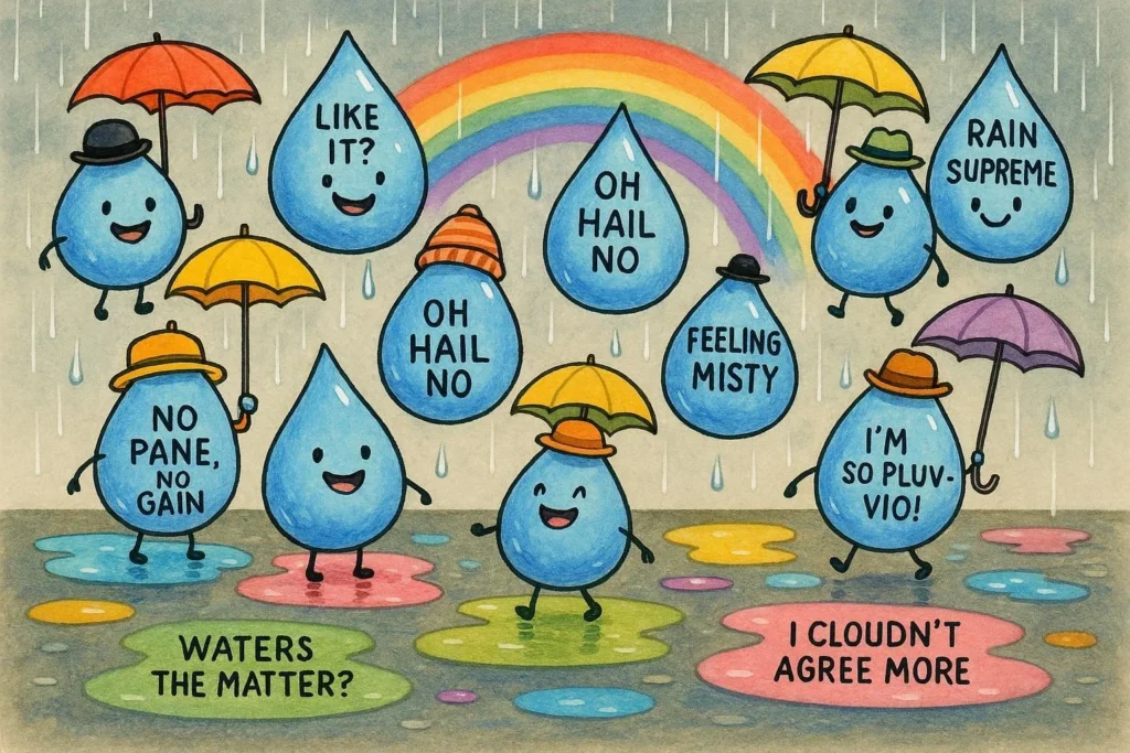 Rain Puns