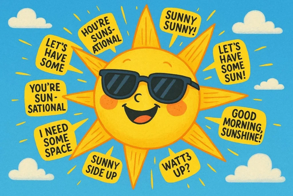 sun puns
