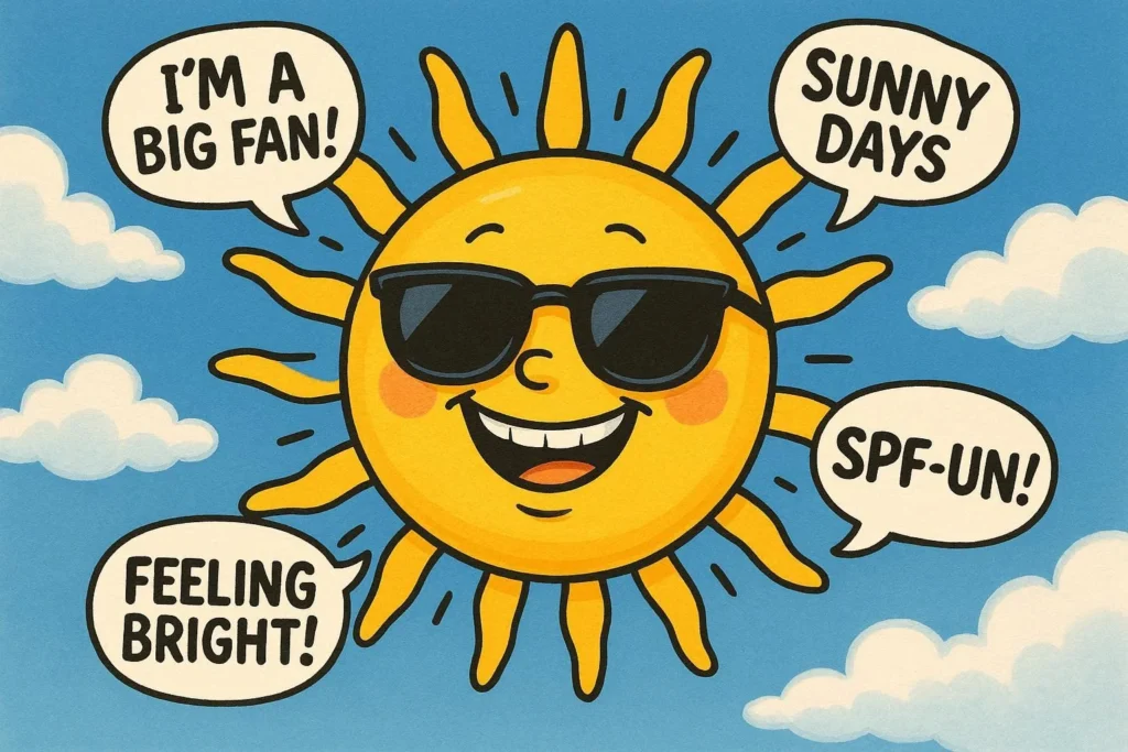 sun puns
