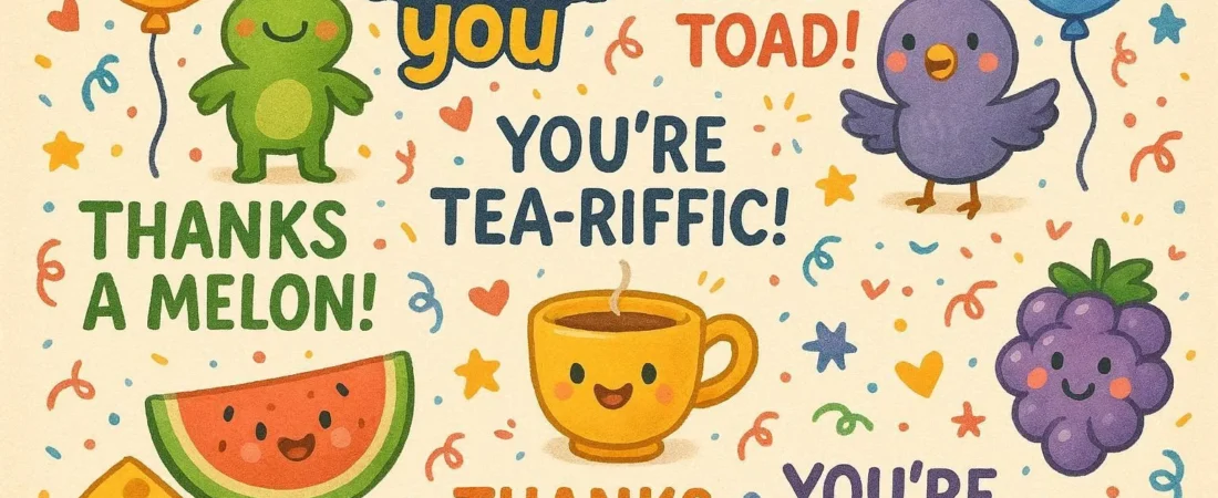 200+ Clever Thank You Puns That Feel Truly Grateful