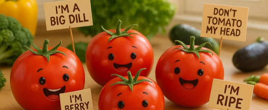 155+ Tomato Puns So Juicy They’ll Ketchup Fast
