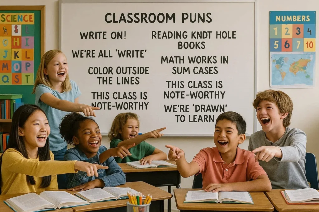classroom puns