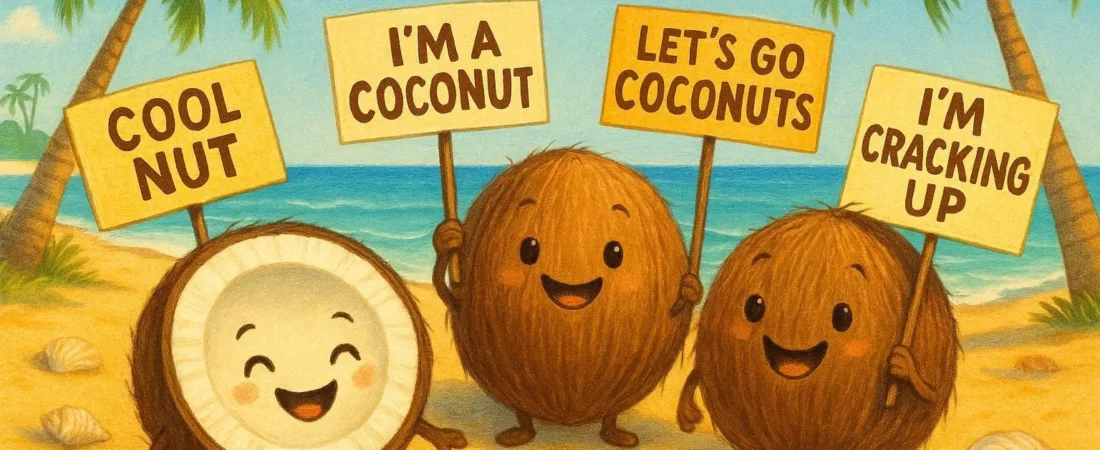 🥥 165+ Coconut Puns That’ll Crack You Up