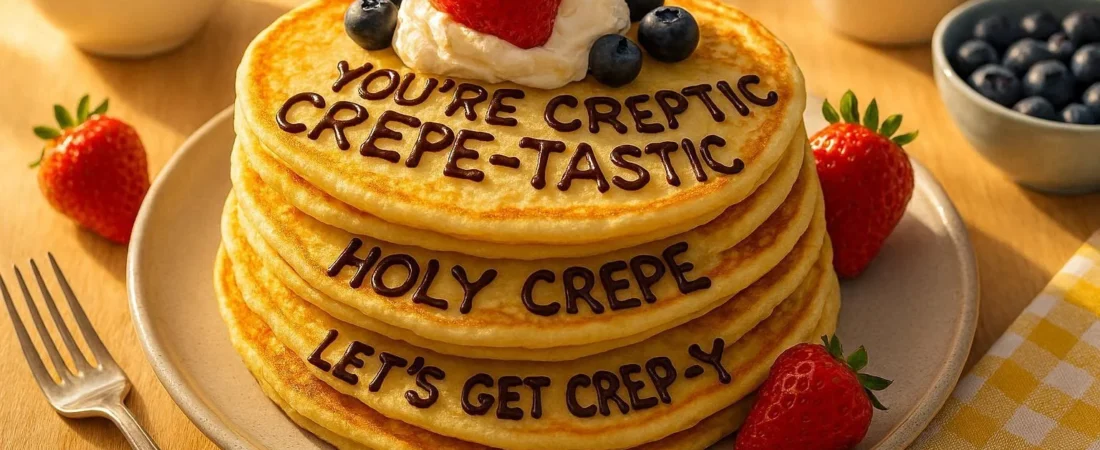 150+ Hilarious Crepe Puns🍯