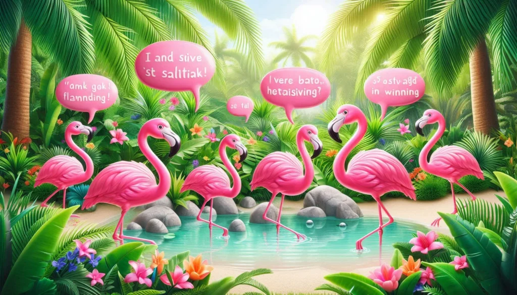 flamingo puns