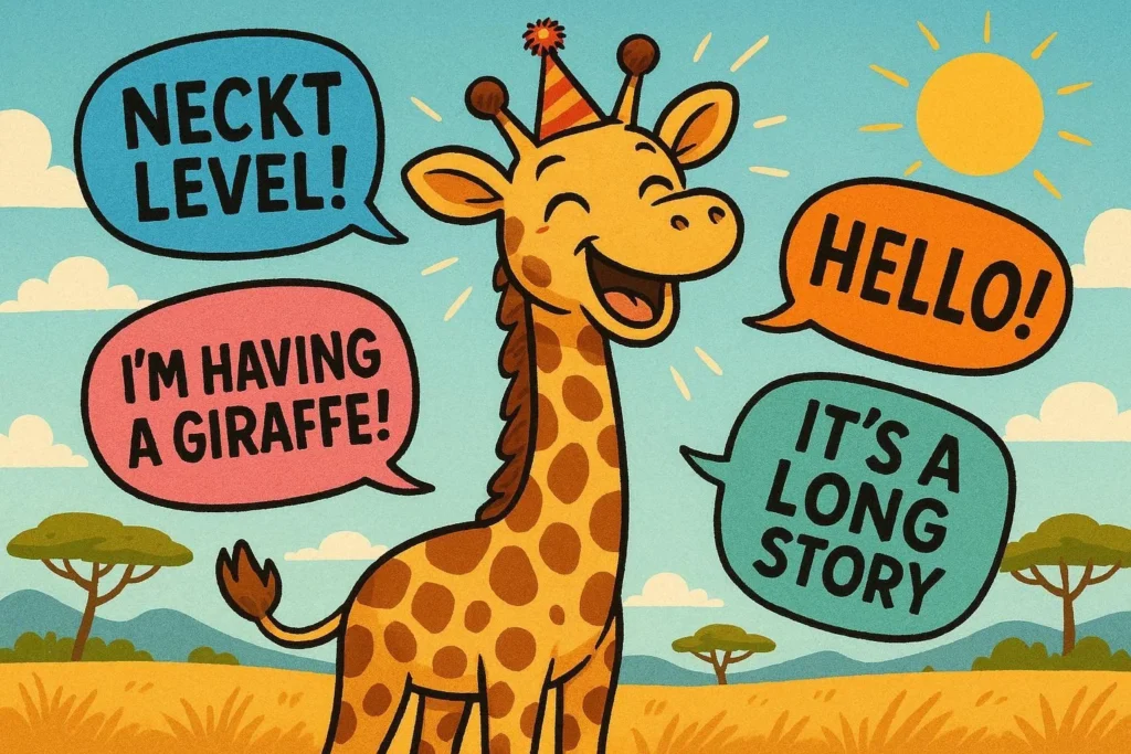 Giraffe Puns 
