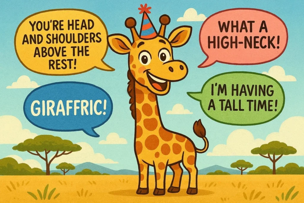 Giraffe Puns