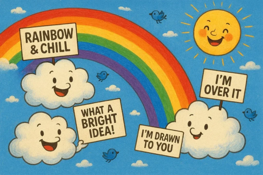 rainbow puns