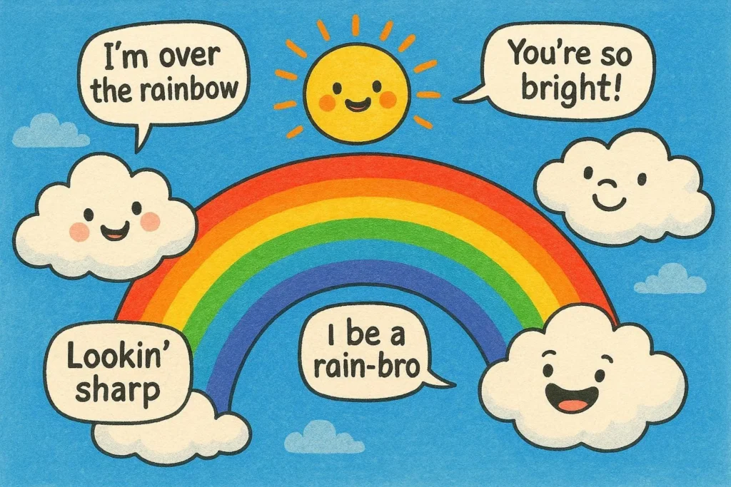 rainbow puns