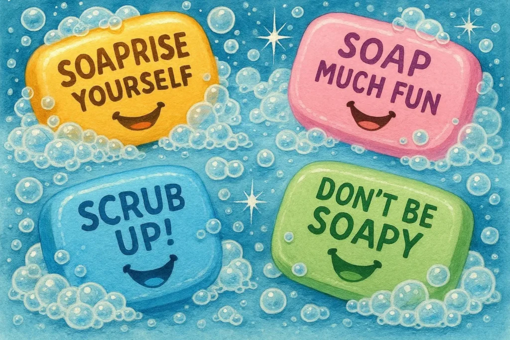 soap puns