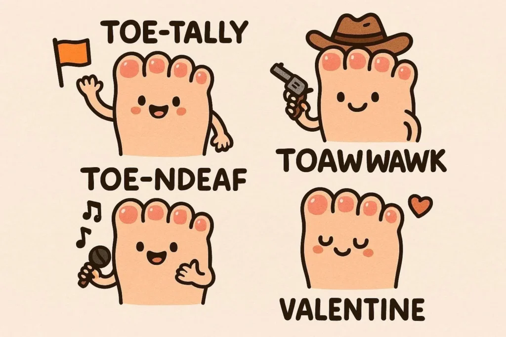 toe puns