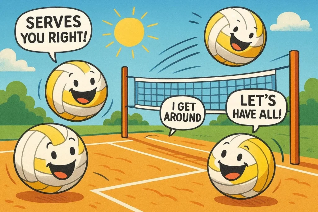 Funny Volleyball Puns