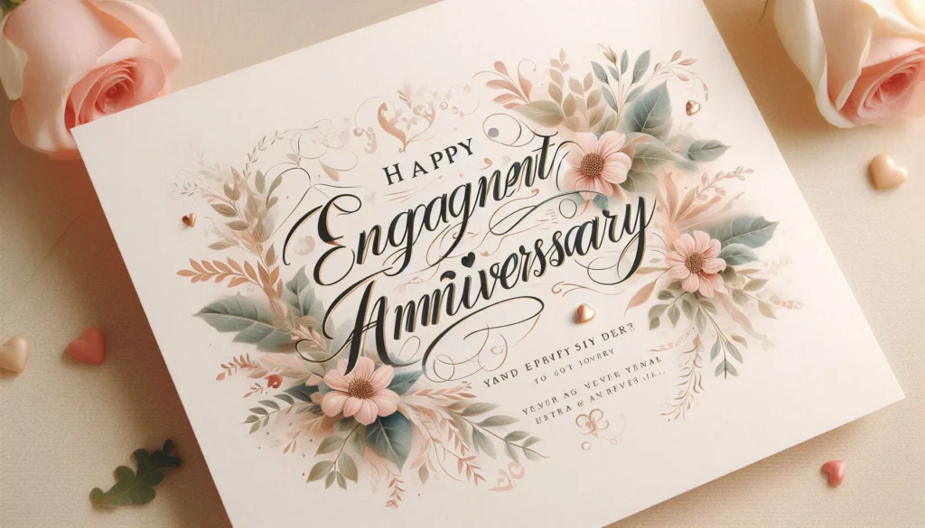 Engagement Anniversary Wishes