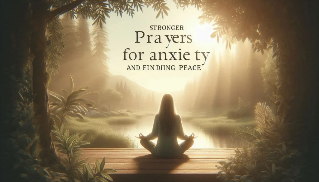 Prayers for Anxiety