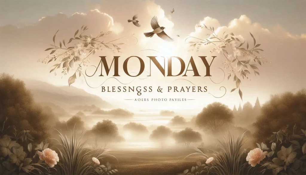 Monday blessings and prayers