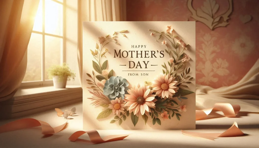 Mother's Day wishes from son