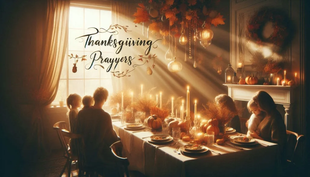 thanksgiving prayers