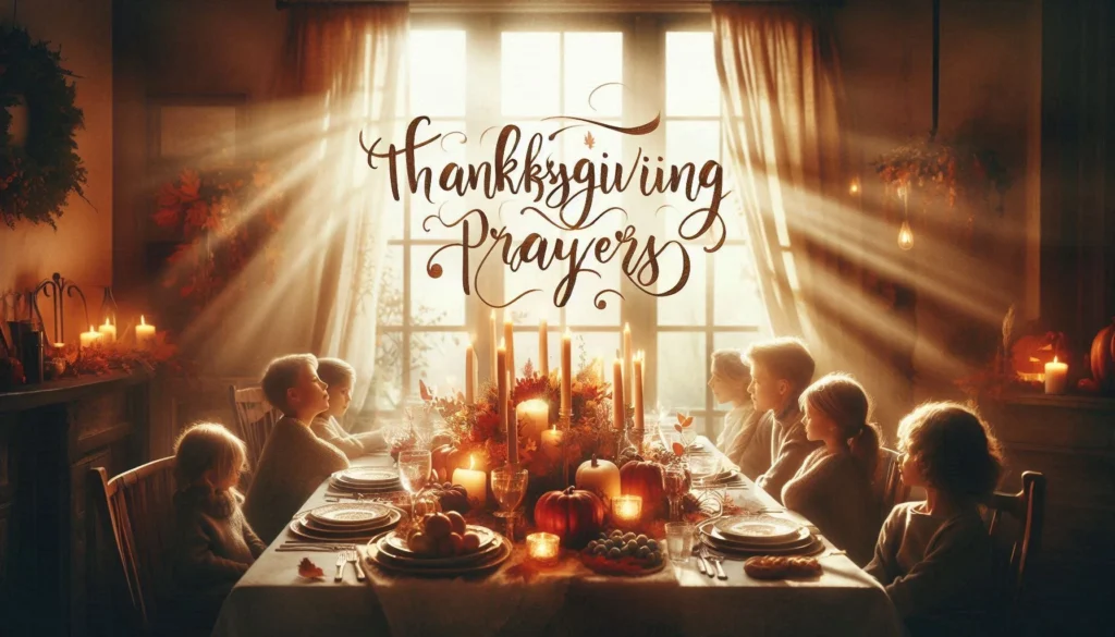 thanksgiving prayers