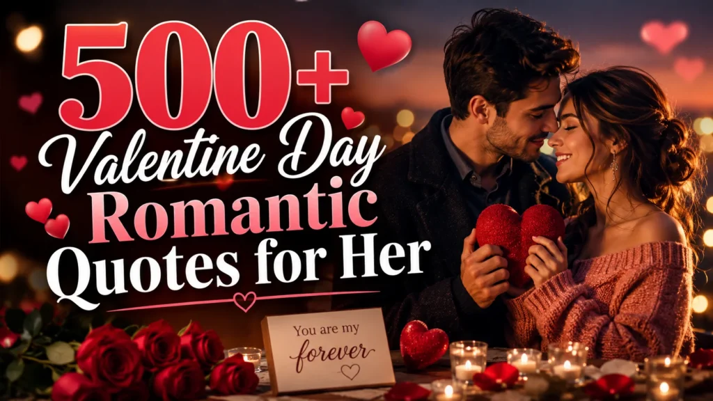 Valentine Day Romantic Quotes for Her