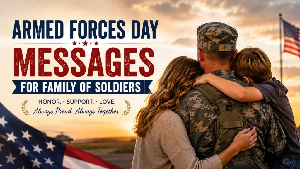 Armed Forces Day Messages for Family of Soldiers