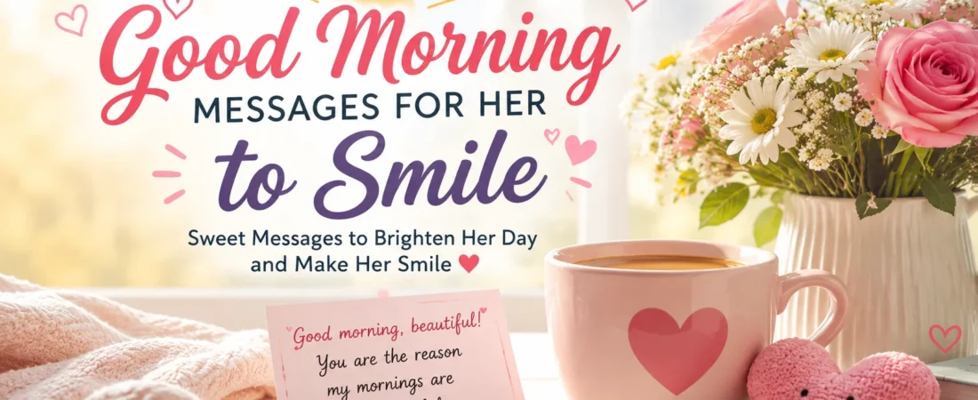Good Morning Messages for Her to Smile and Feel Loved