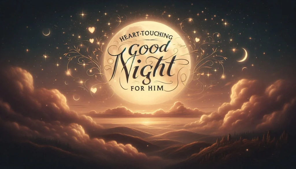 Heartfelt Good Night Wishes for Him