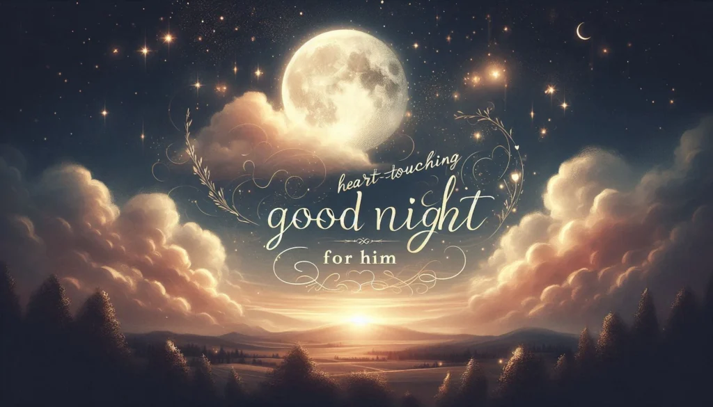 Heartfelt Good Night Wishes for Him